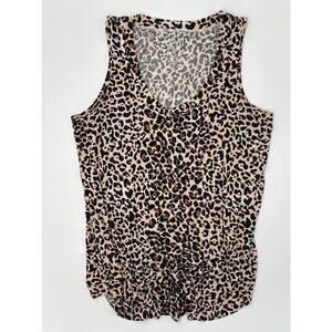 Maurices | Sleeveless Blouse | Women’s | M | Cheetah Print | Flowy Tank